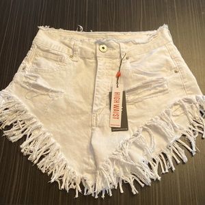 All white destress High waist RedFox Jeans